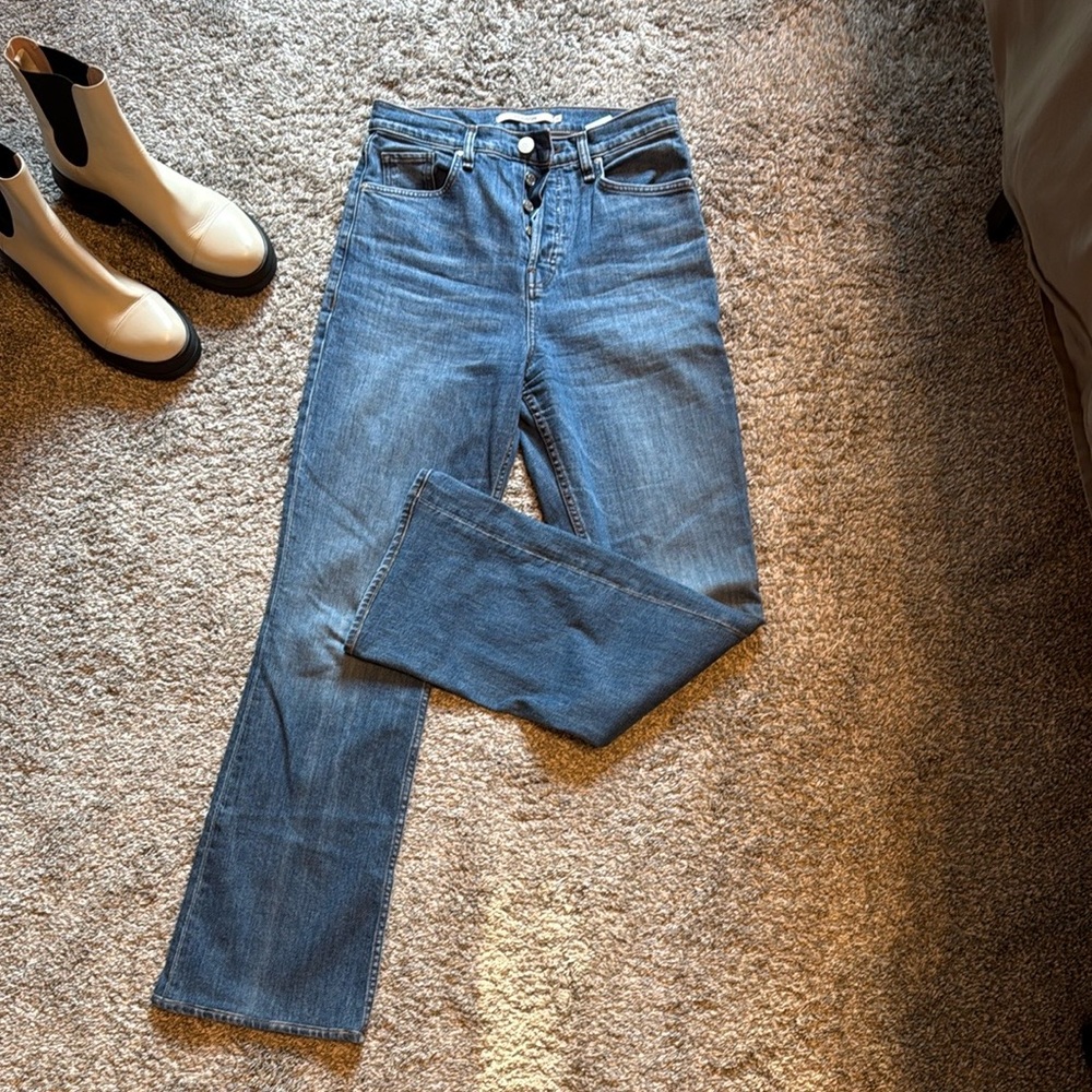 Hudson Jeans Classic Blue Straight Leg Denim